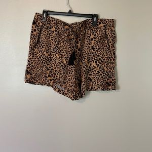 Cheetah Shorts never worn